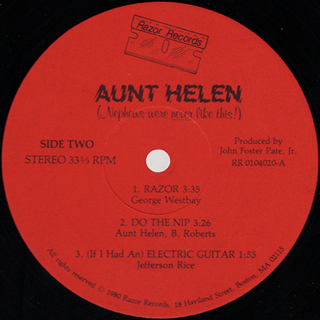Aunt Helen LP Nephews Were Never Like This red label 2